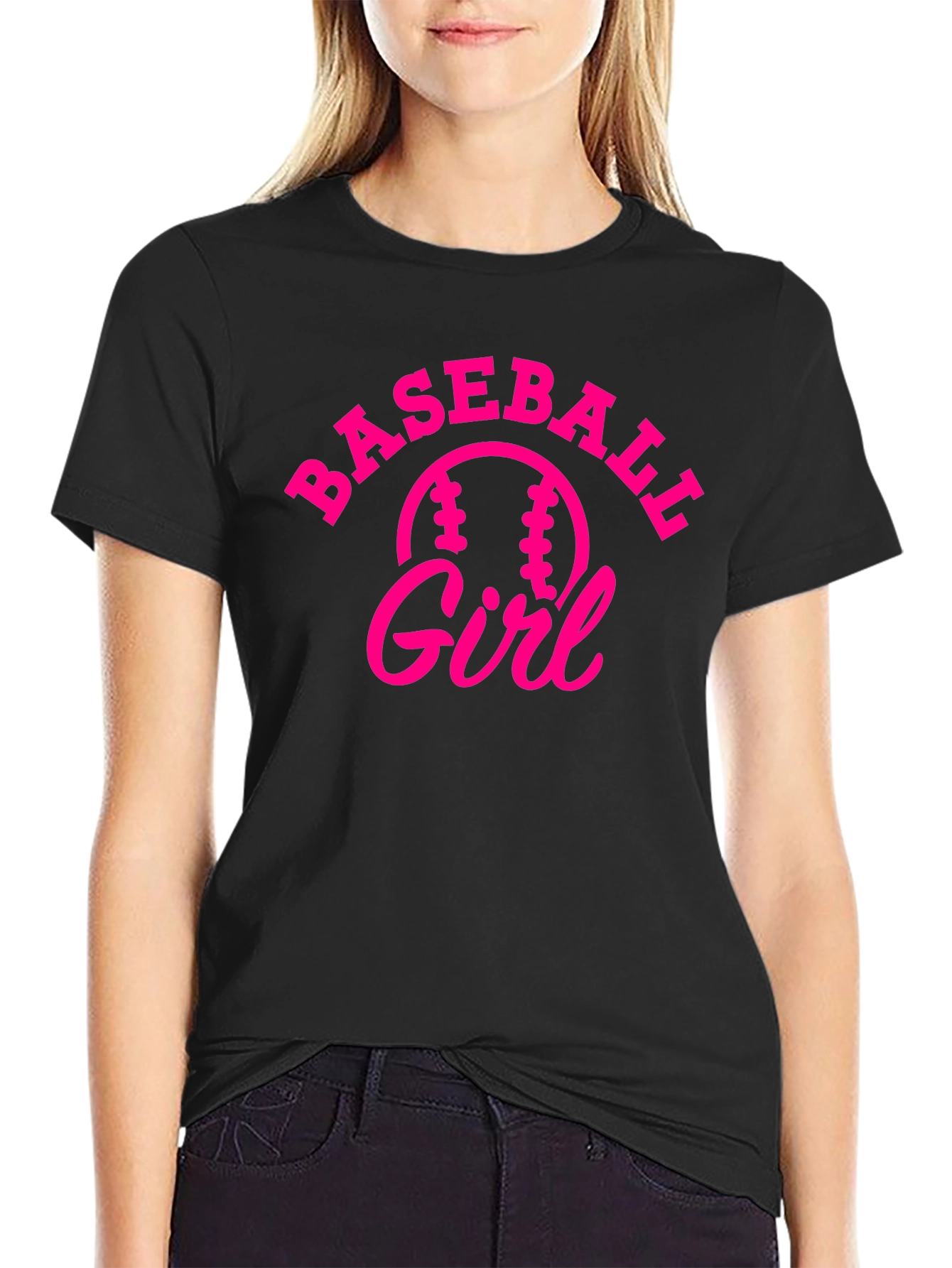 Baseball Girl Tee - Fun Sports T-Shirt