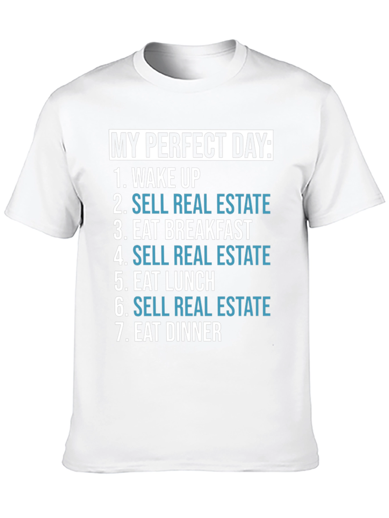 Perfect Day Real Estate T-Shirt Funny Realtor Gift