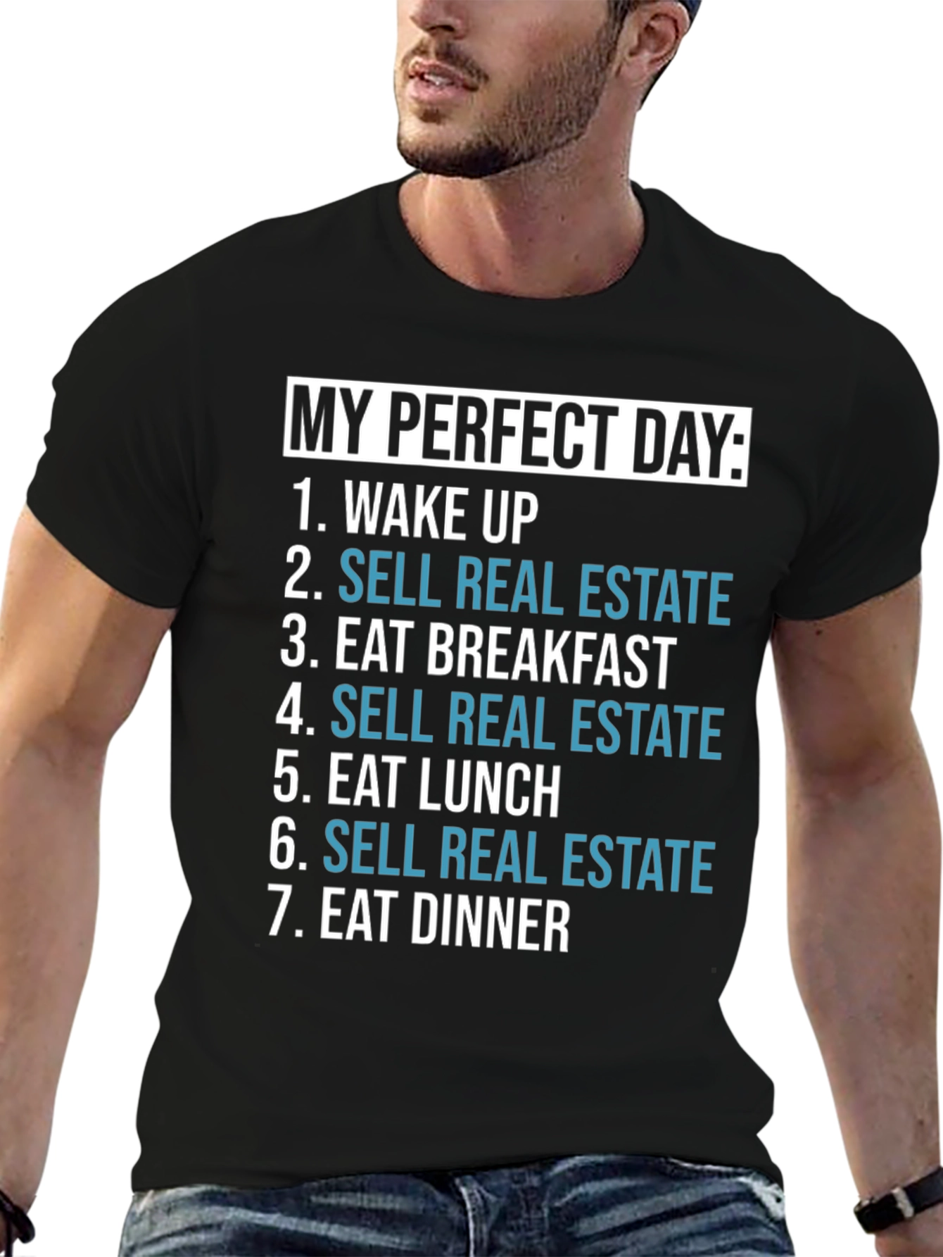 Perfect Day Real Estate T-Shirt Funny Realtor Gift