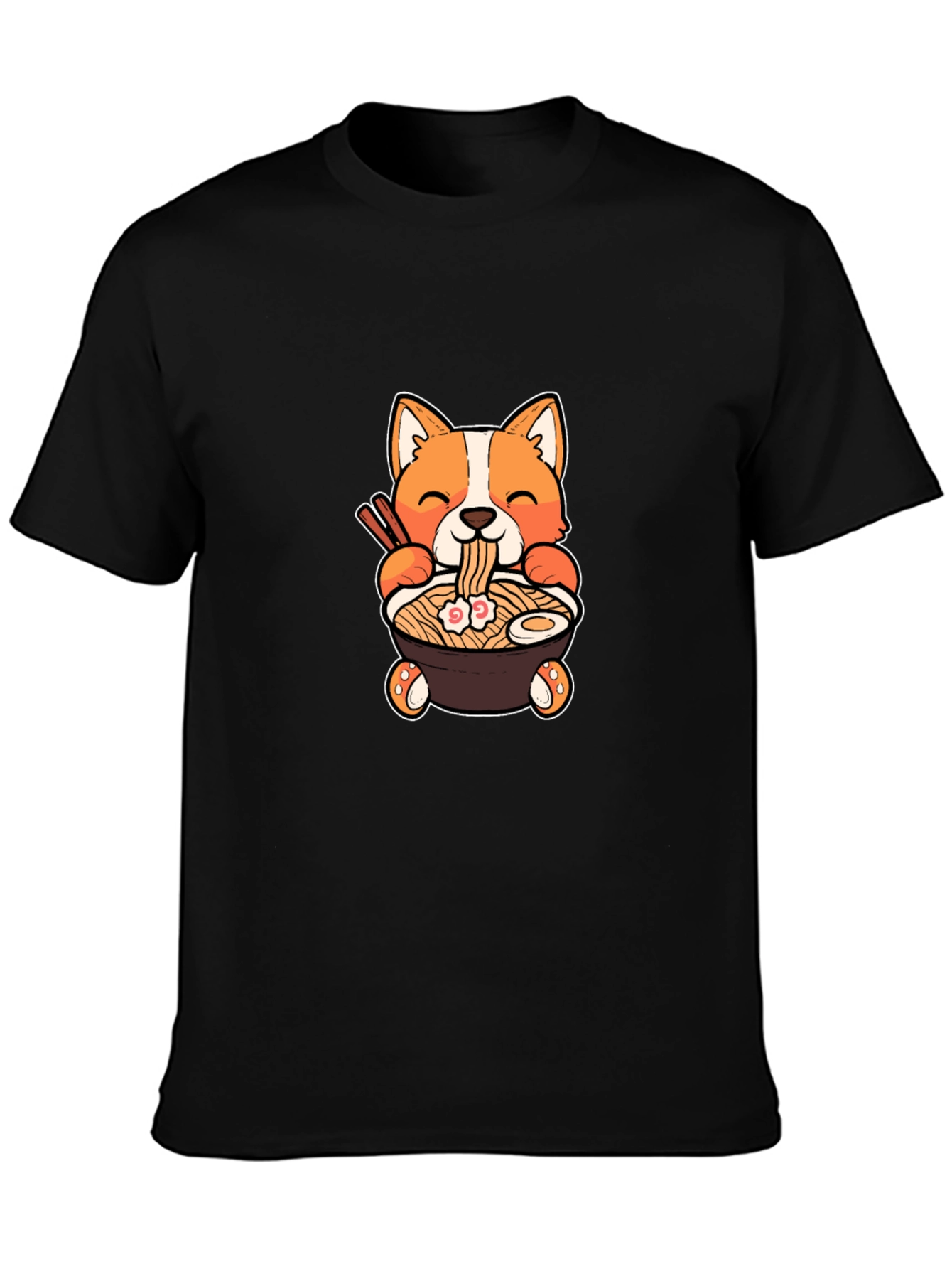 Corgi Ramen T-Shirt – Cute Dog Lover Foodie Graphic Tee
