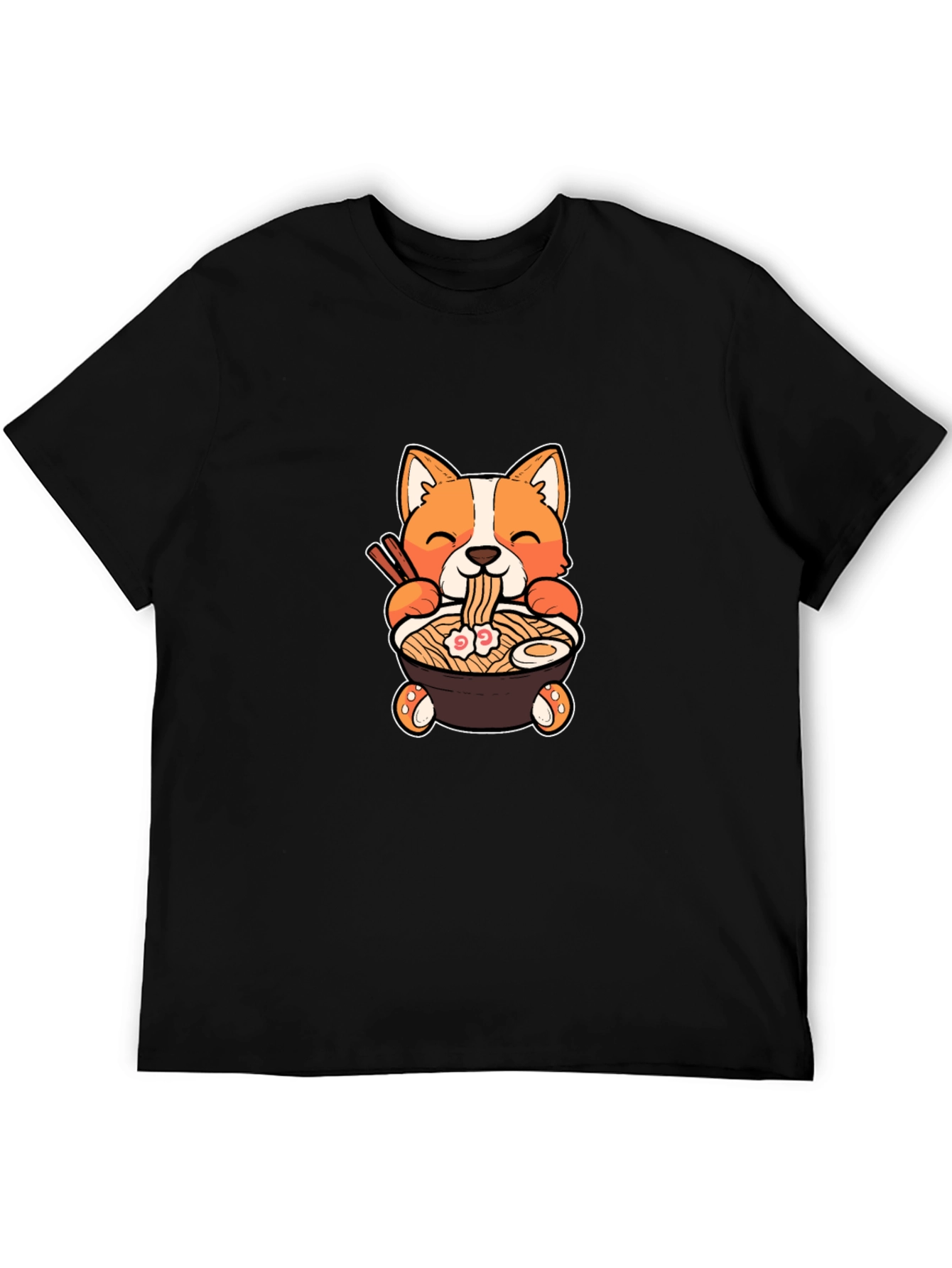 Corgi Ramen T-Shirt – Cute Dog Lover Foodie Graphic Tee