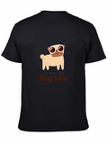 Dog Life Tee: Pug with Sunglasses