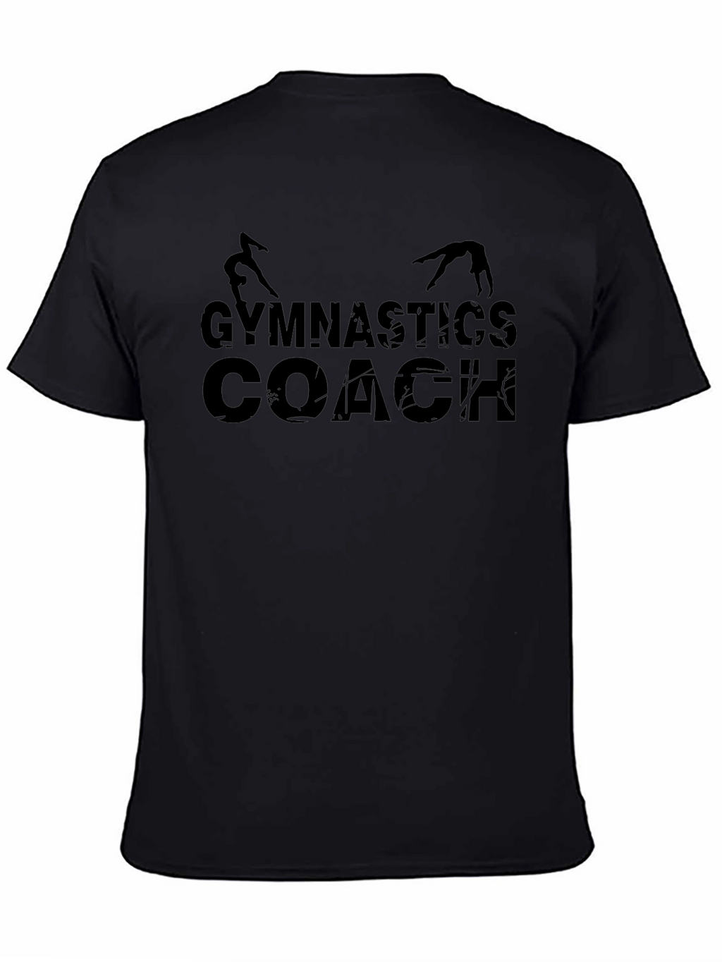 Gymnastics Coach Black T-Shirt