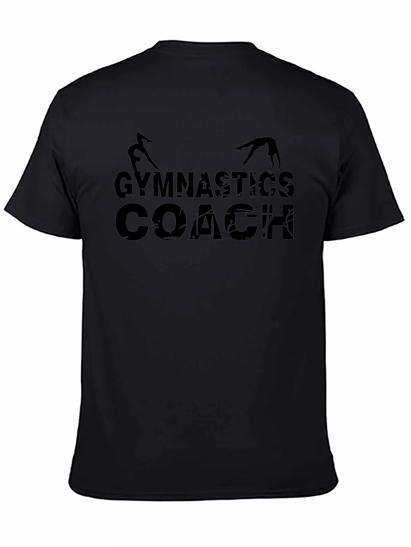 Gymnastics Coach Black T-Shirt
