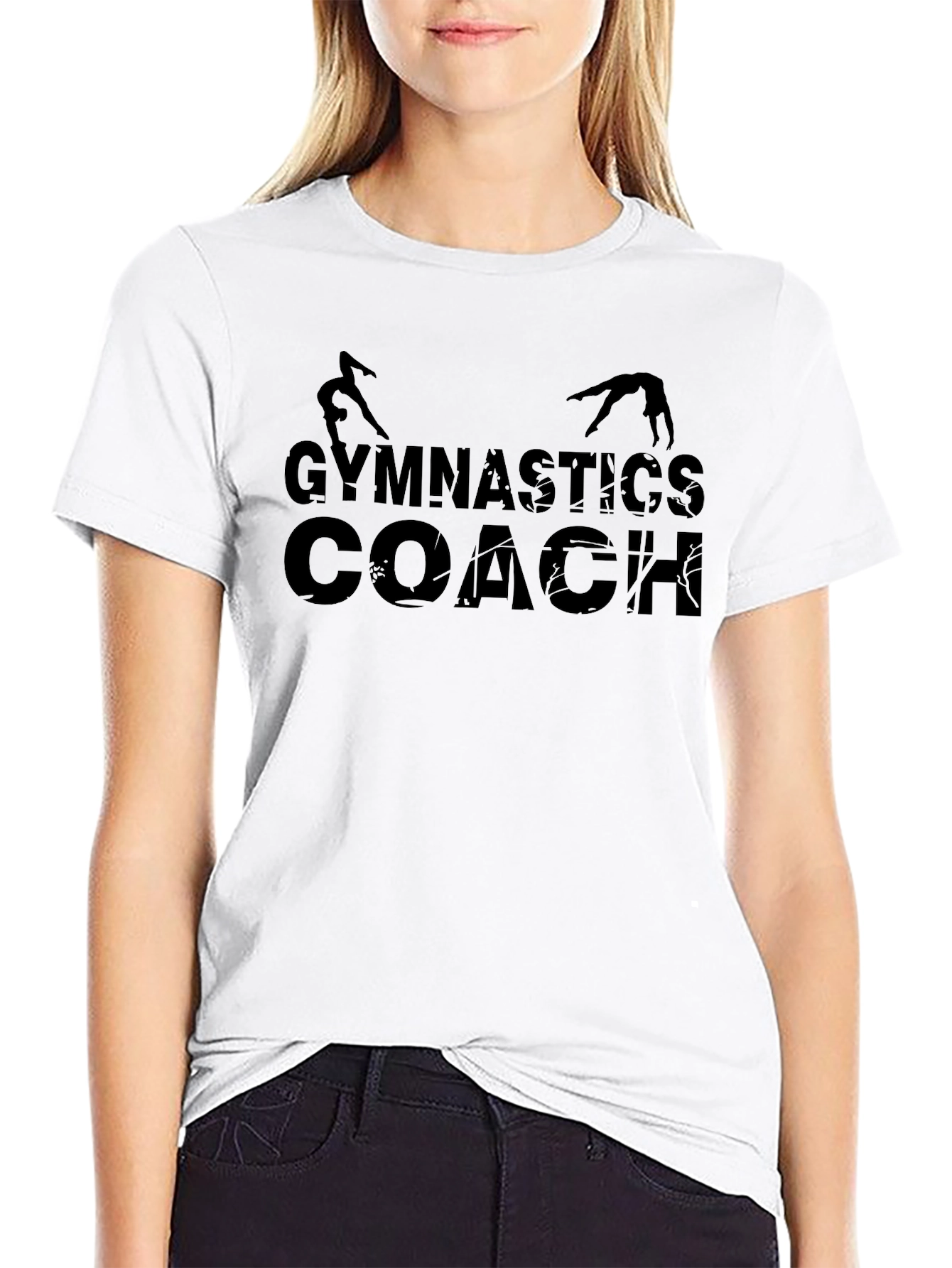 Gymnastics Coach Black T-Shirt