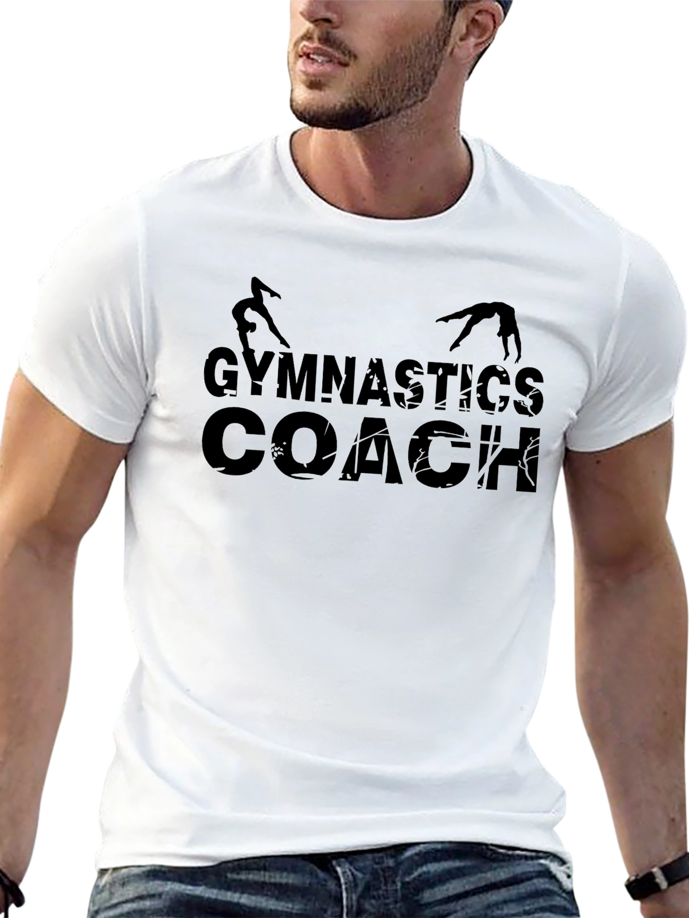 Gymnastics Coach Black T-Shirt