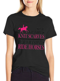 Real Grandmas Ride Horses T-Shirt