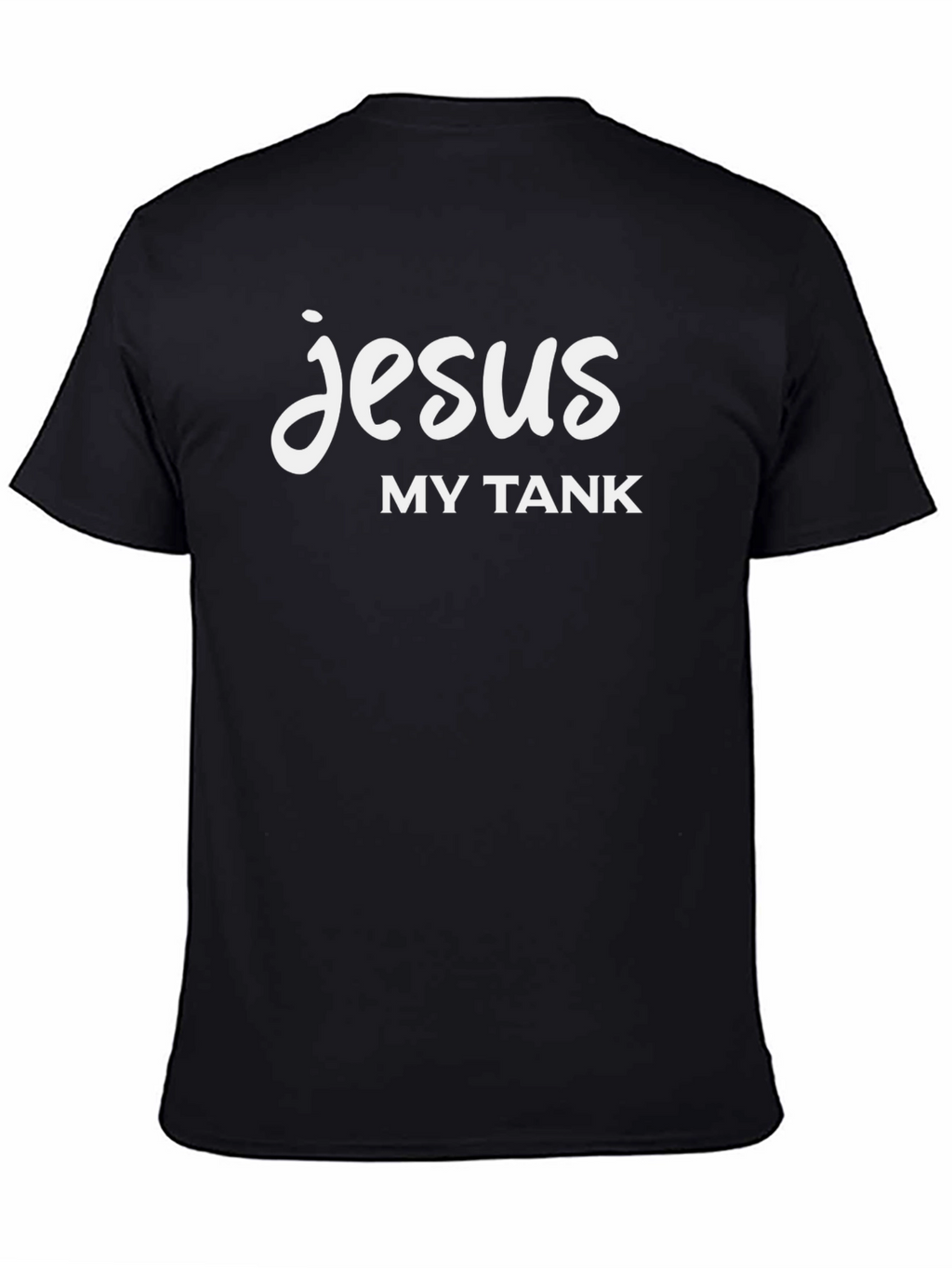 Jesus is My Tank Black Graphic Tee