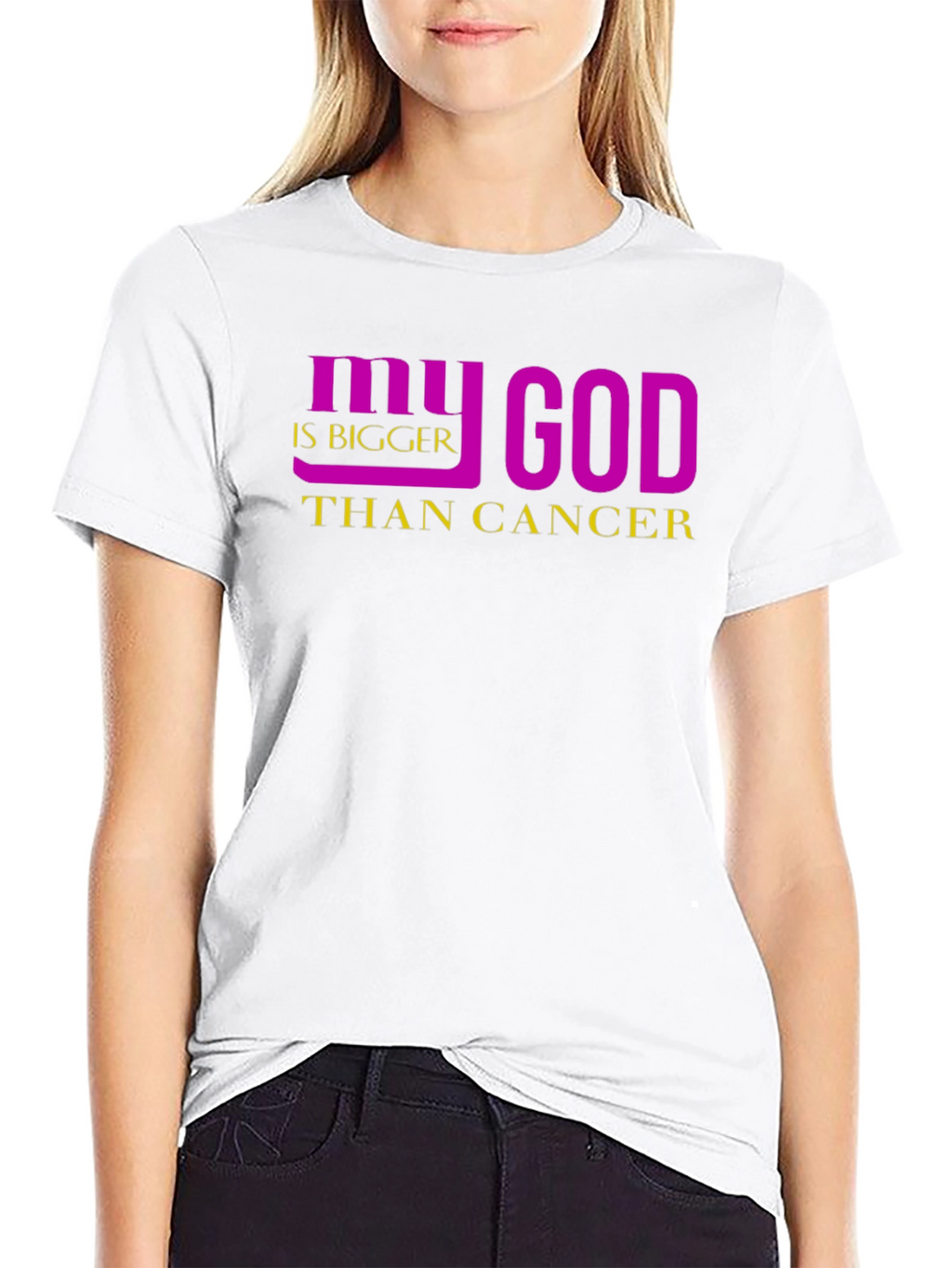 My God Is Bigger Than Cancer Graphic Tee