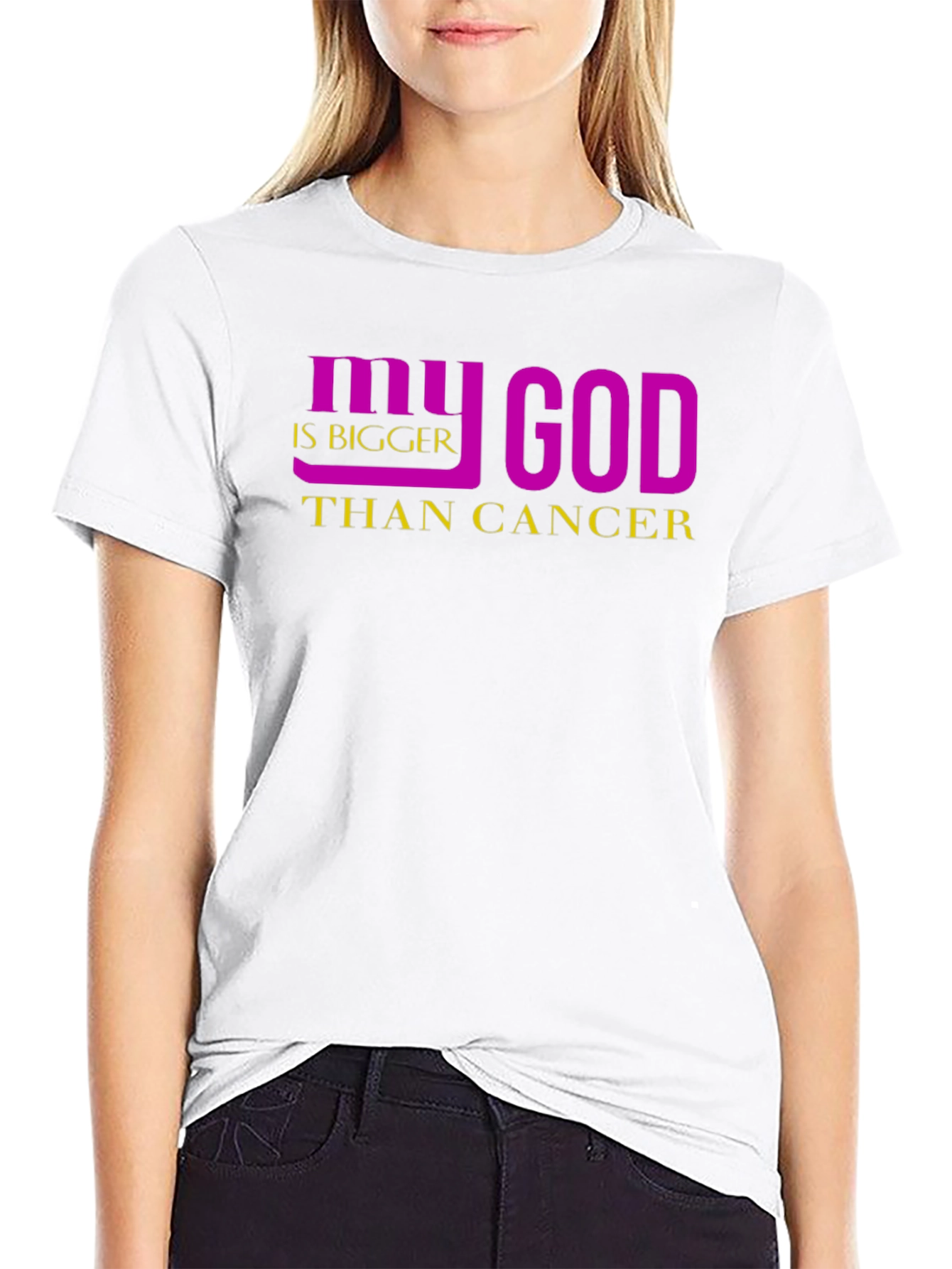 My God Is Bigger Than Cancer Graphic Tee