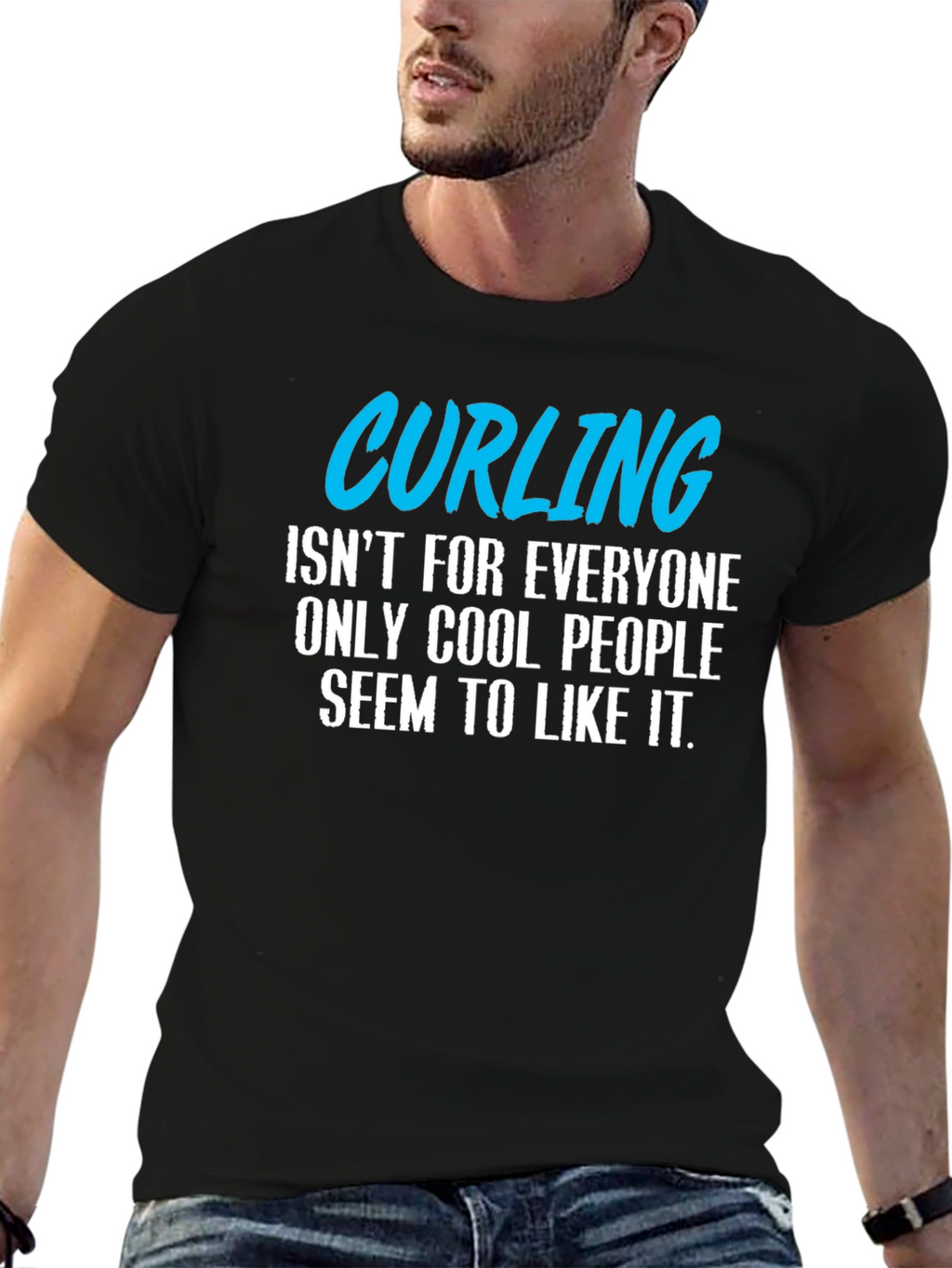 Cool People Curling T-Shirt
