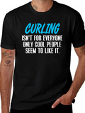 Cool People Curling T-Shirt