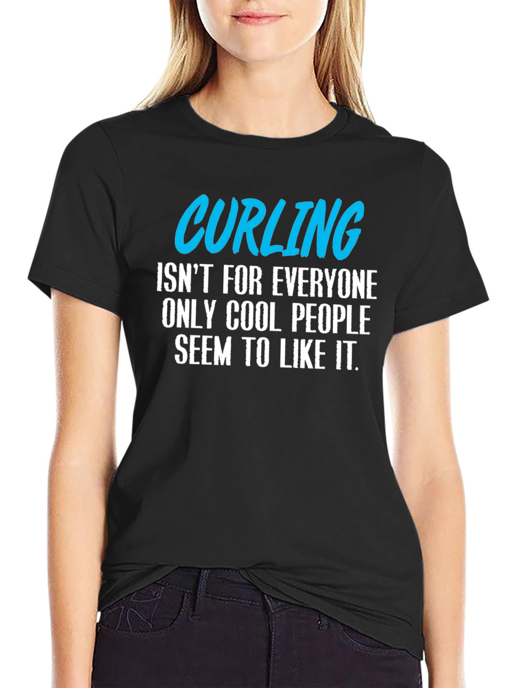 Cool People Curling T-Shirt