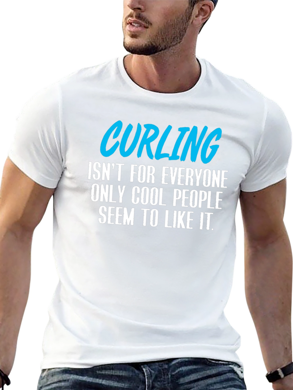 Cool People Curling T-Shirt