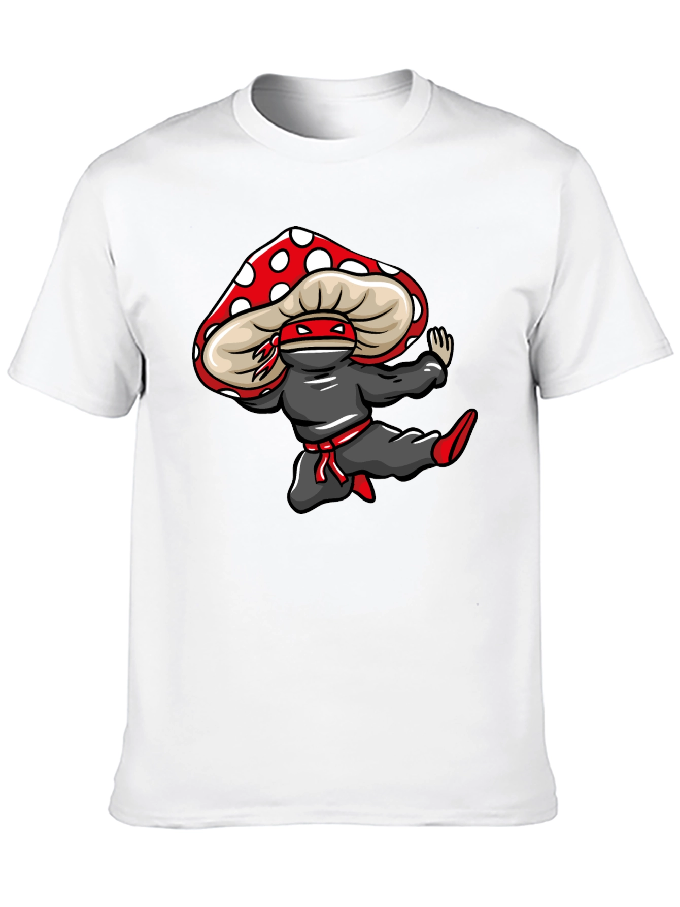 Mushroom Ninja T-Shirt - Unique Graphic Tee