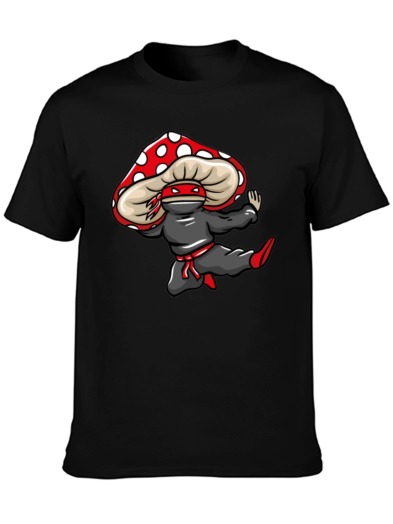 Mushroom Ninja T-Shirt - Unique Graphic Tee