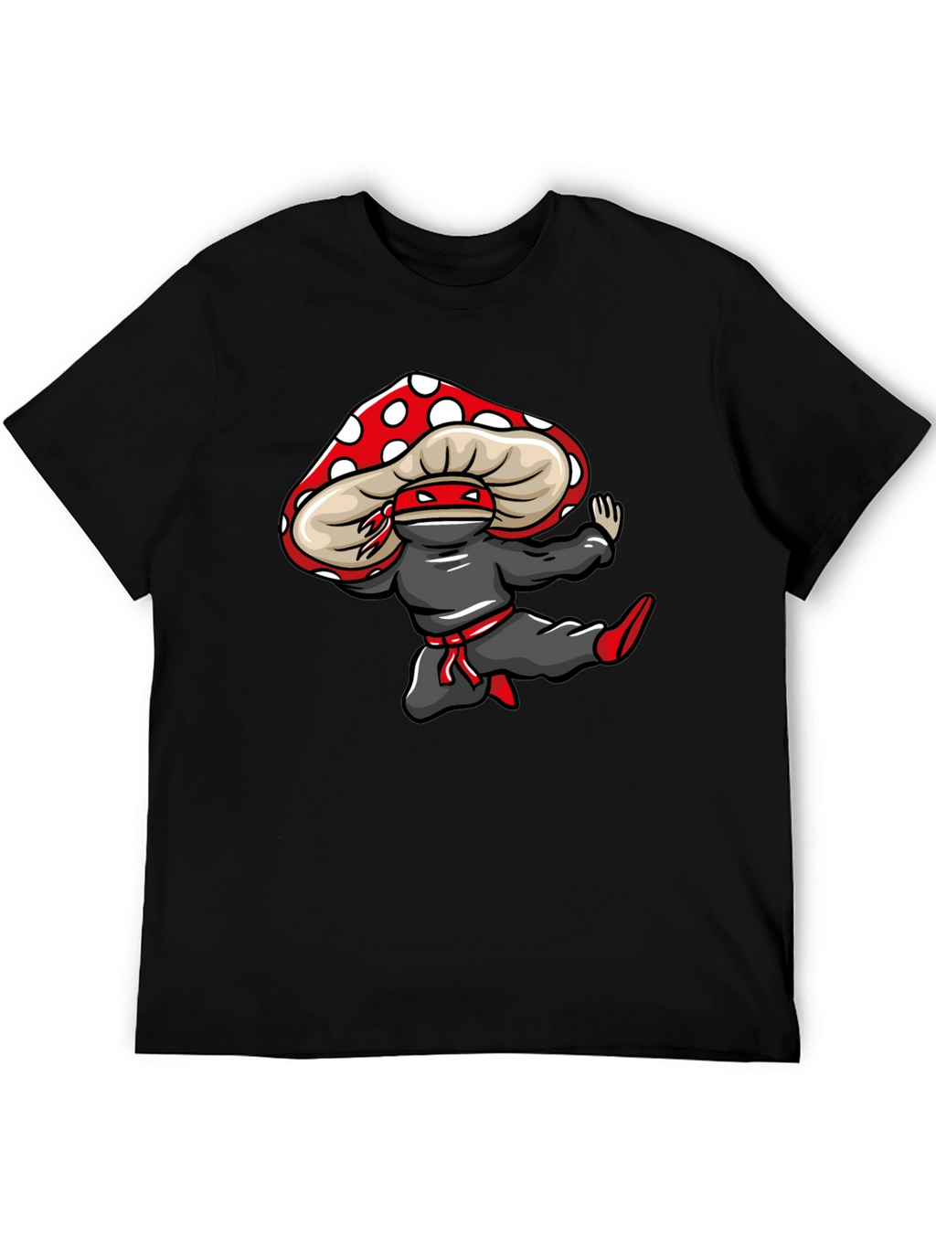 Mushroom Ninja T-Shirt - Unique Graphic Tee