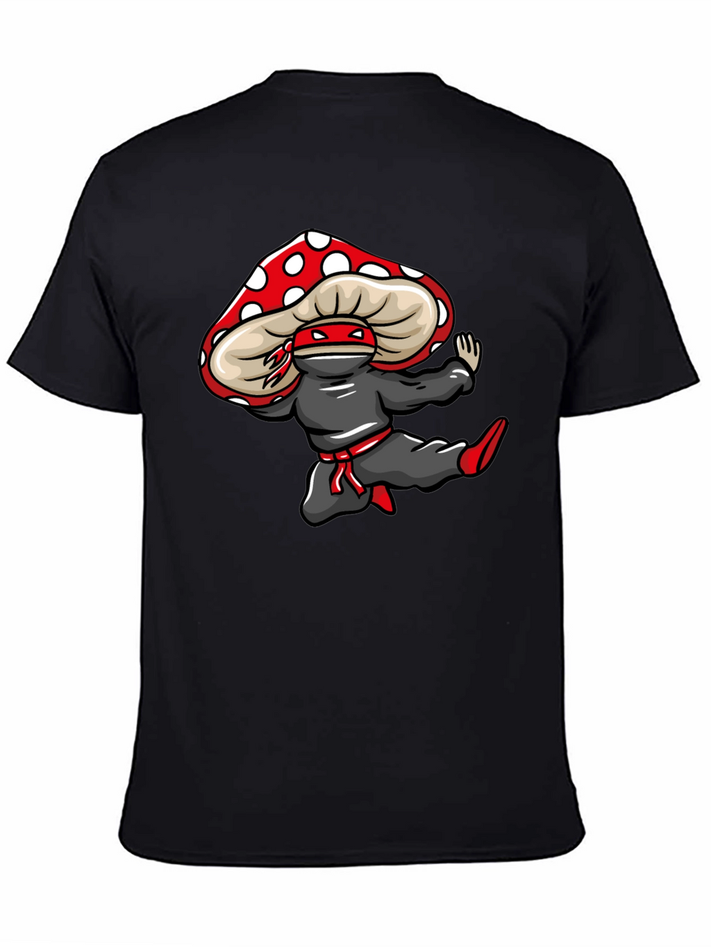 Mushroom Ninja T-Shirt - Unique Graphic Tee