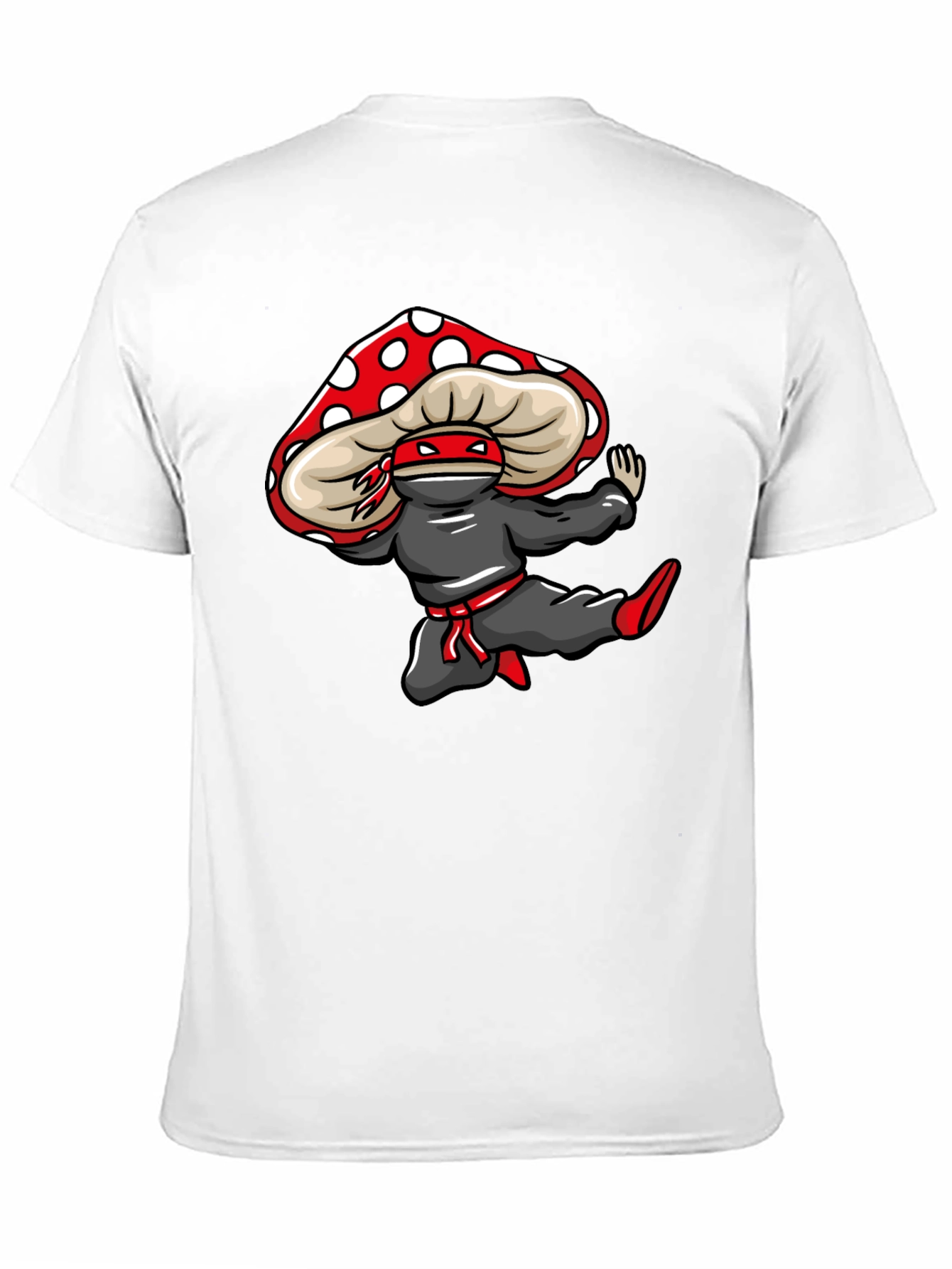 Mushroom Ninja T-Shirt - Unique Graphic Tee