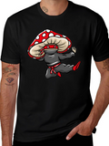 Mushroom Ninja T-Shirt - Unique Graphic Tee