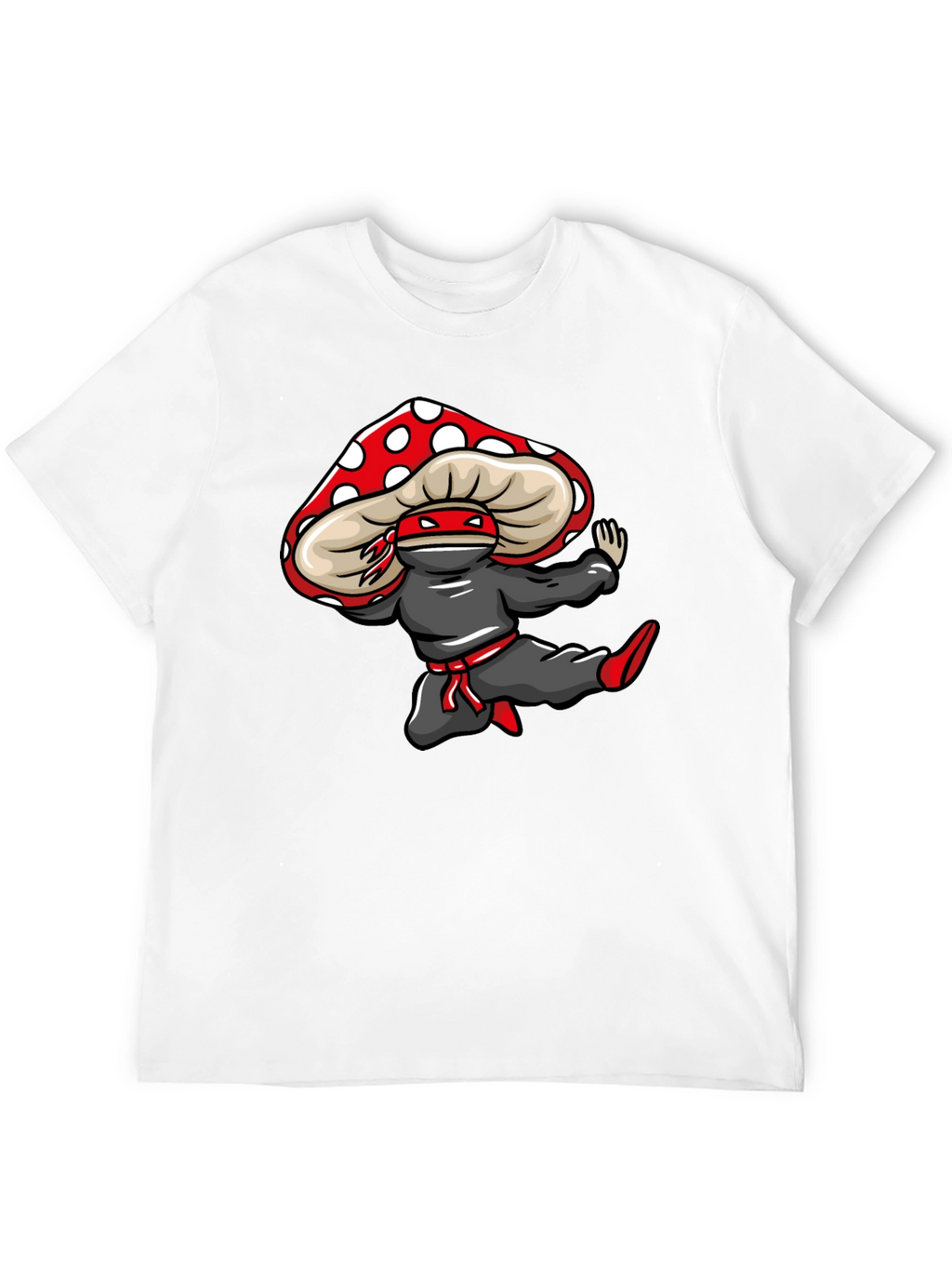 Mushroom Ninja T-Shirt - Unique Graphic Tee