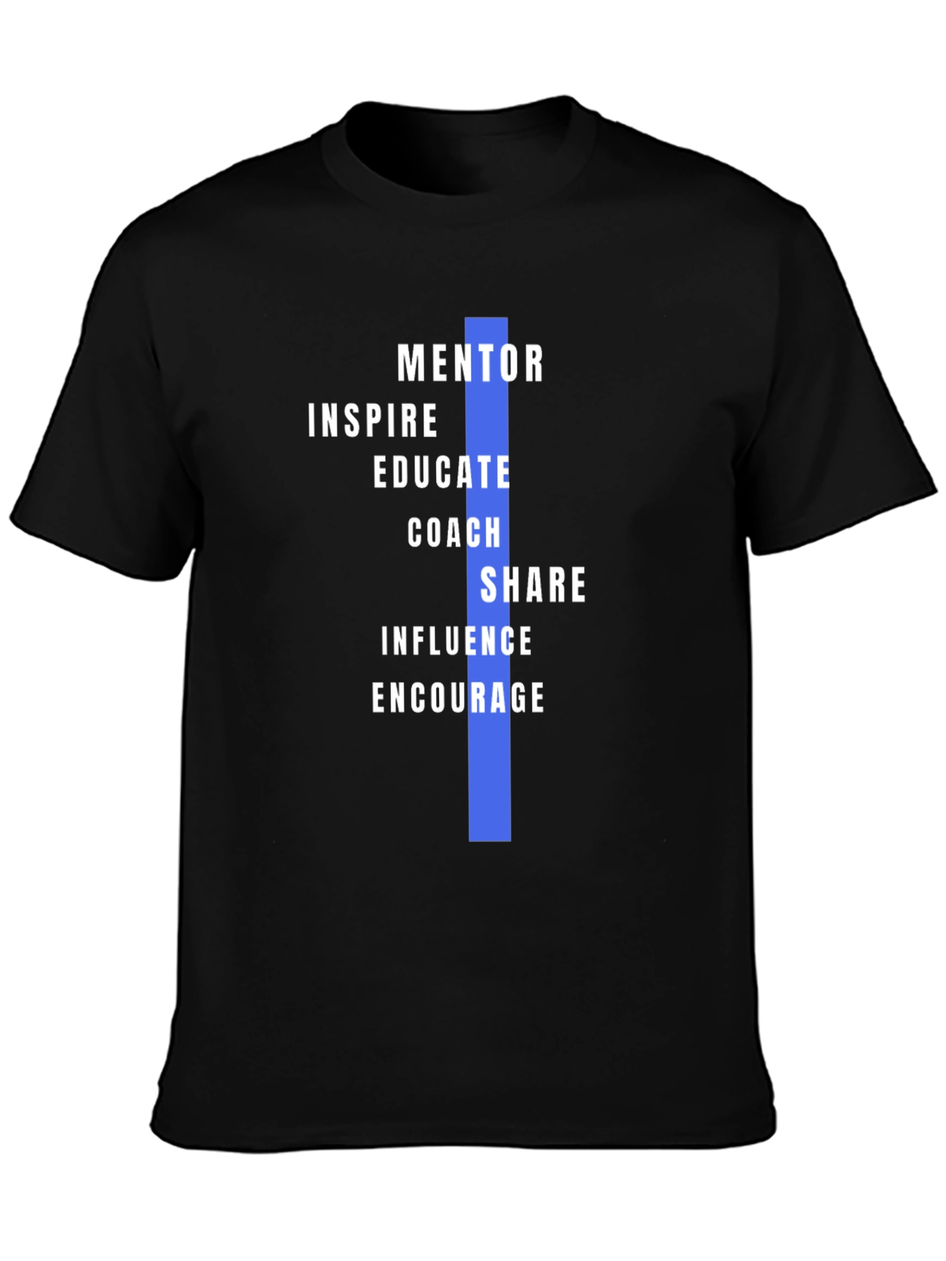 Mentor Inspire Teach Mens Graphic T-Shirt