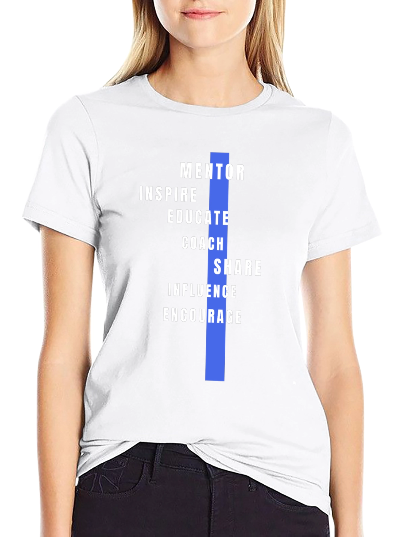 Mentor Inspire Teach Mens Graphic T-Shirt