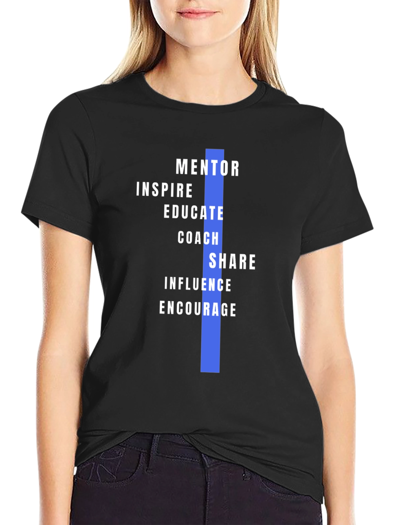 Mentor Inspire Teach Mens Graphic T-Shirt