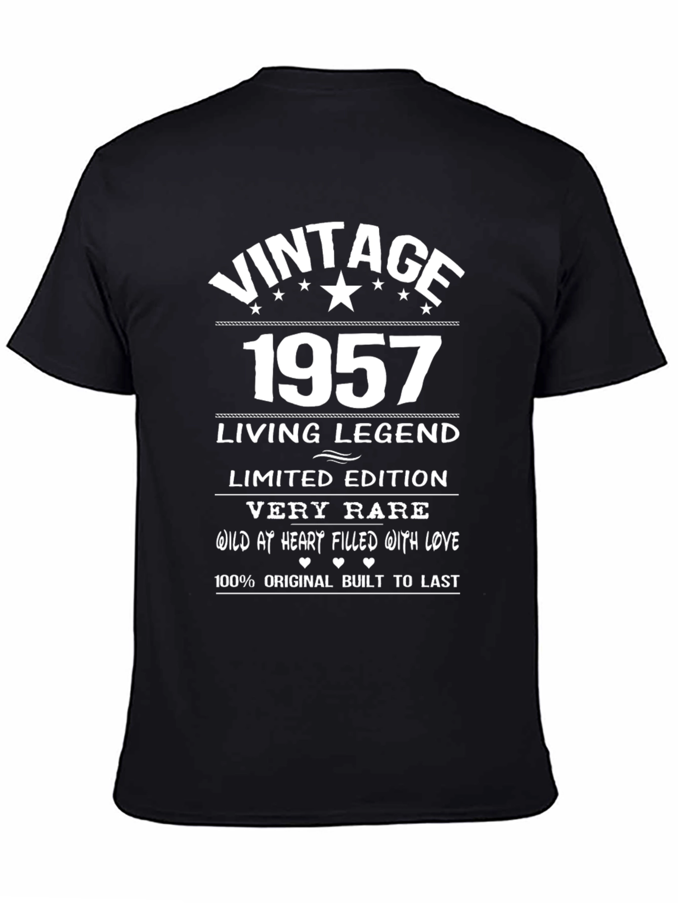 Vintage 1957 Birthday T-Shirt - Living Legend