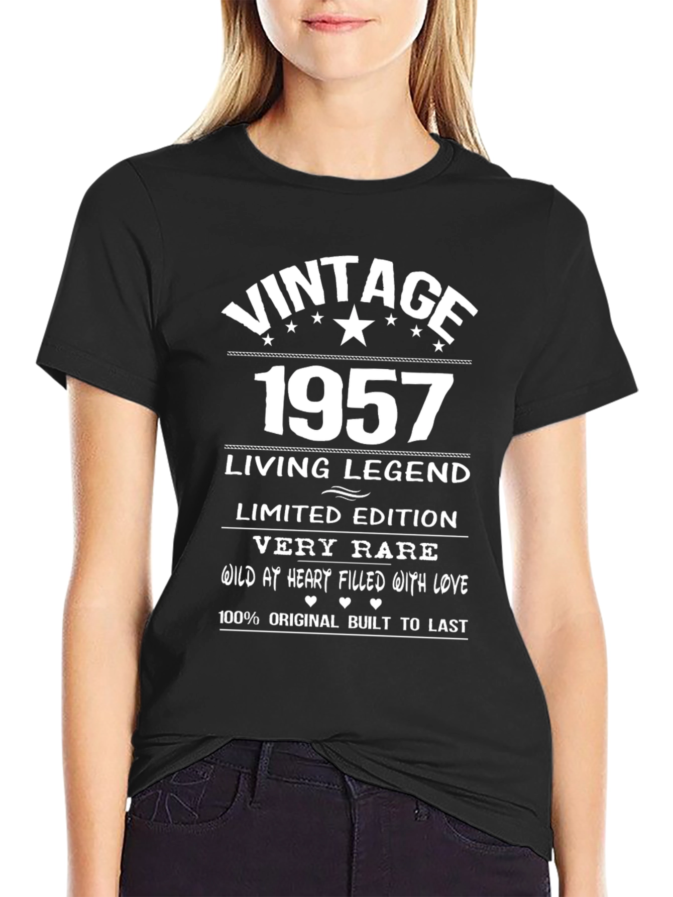 Vintage 1957 Birthday T-Shirt - Living Legend