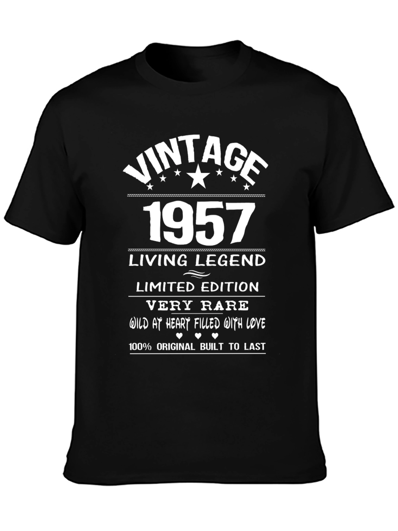 Vintage 1957 Birthday T-Shirt - Living Legend