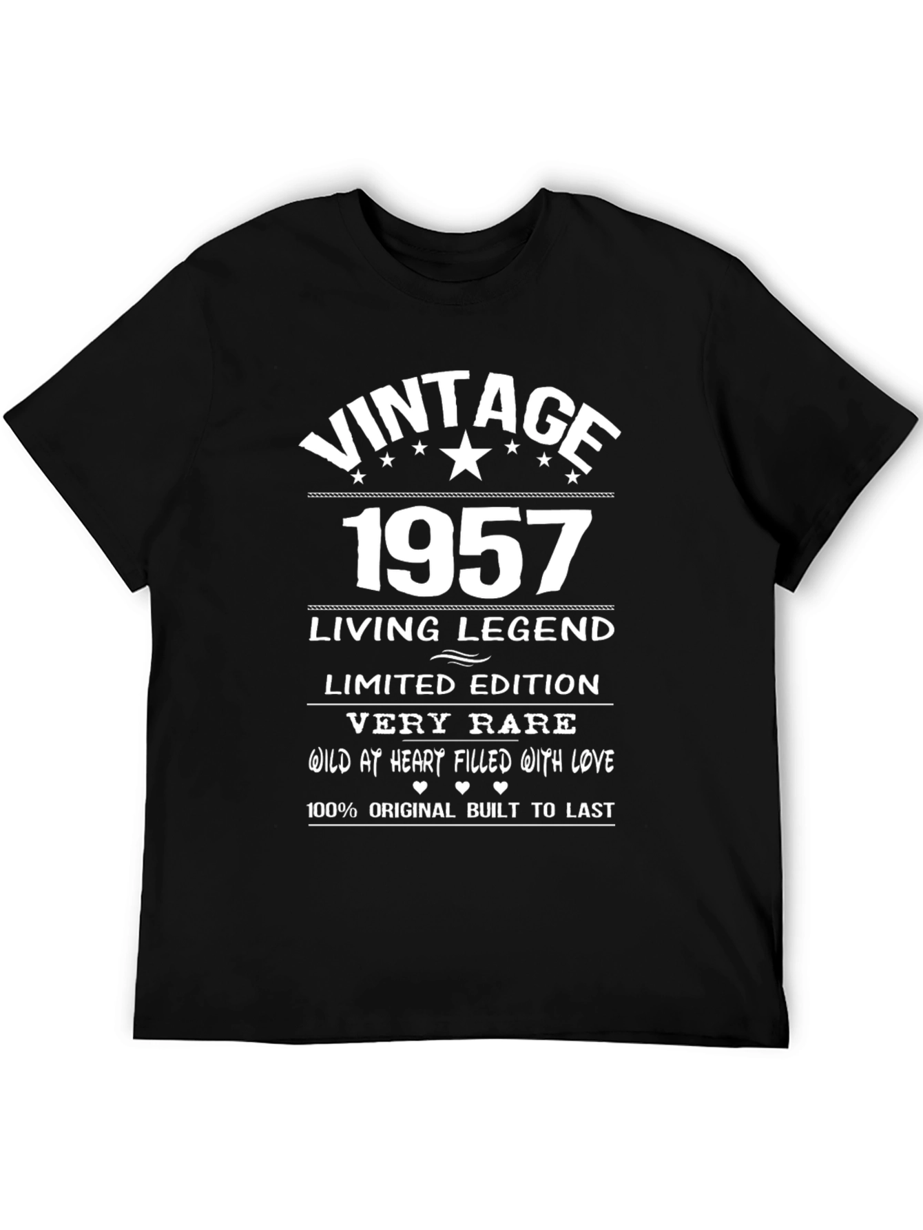 Vintage 1957 Birthday T-Shirt - Living Legend