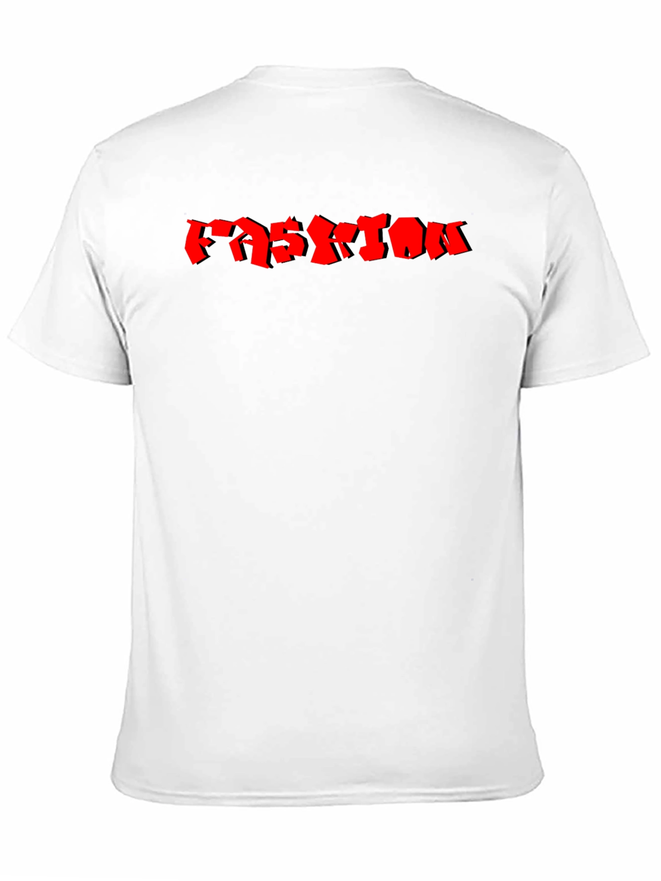 Mens Black Fashion Graphic T-Shirt