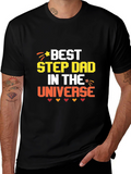 Best Step Dad in the Universe Graphic Tee