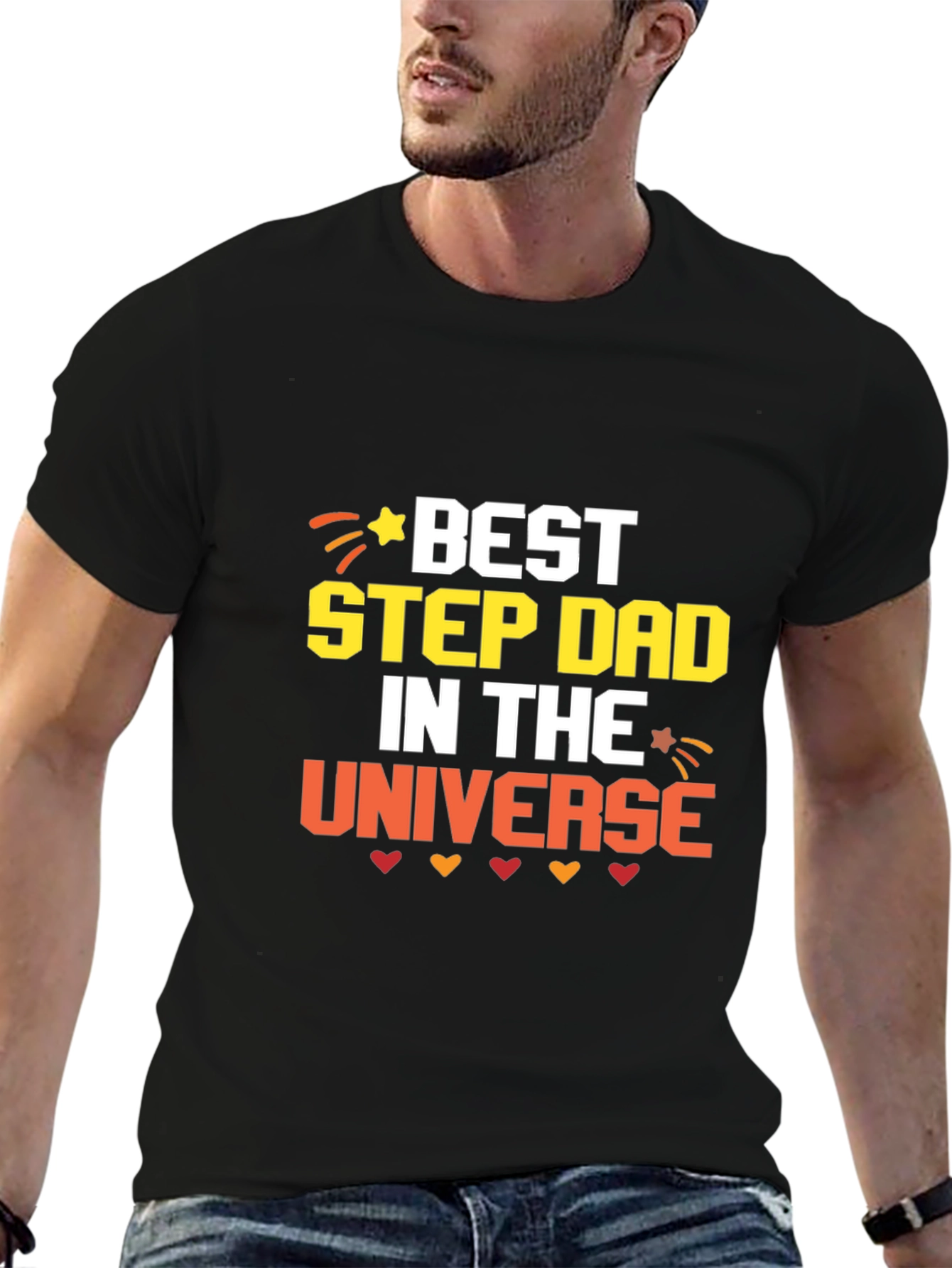 Best Step Dad in the Universe Graphic Tee
