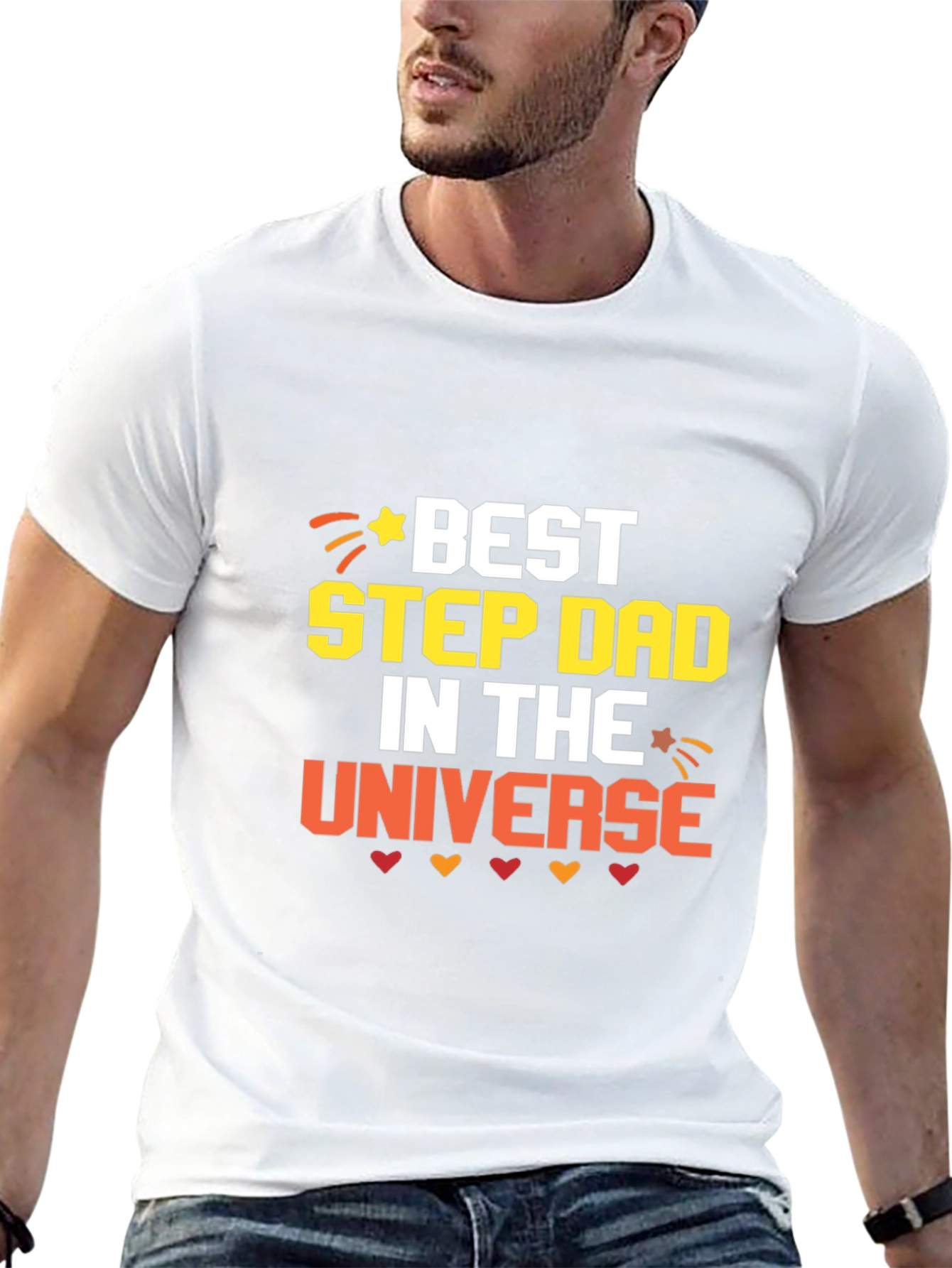 Best Step Dad in the Universe Graphic Tee