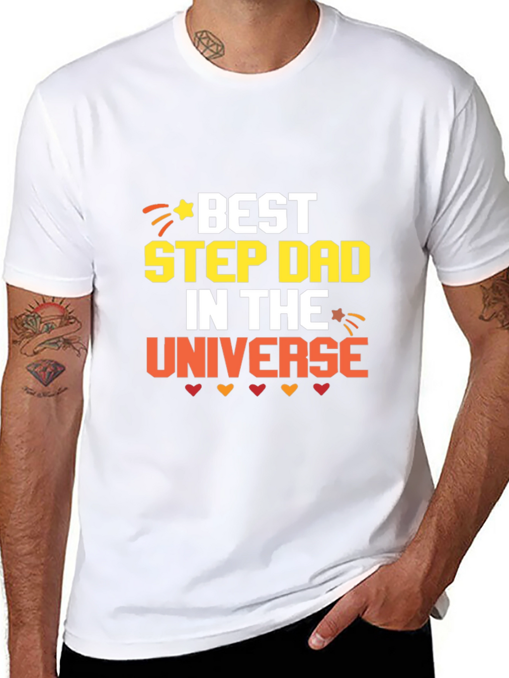 Best Step Dad in the Universe Graphic Tee