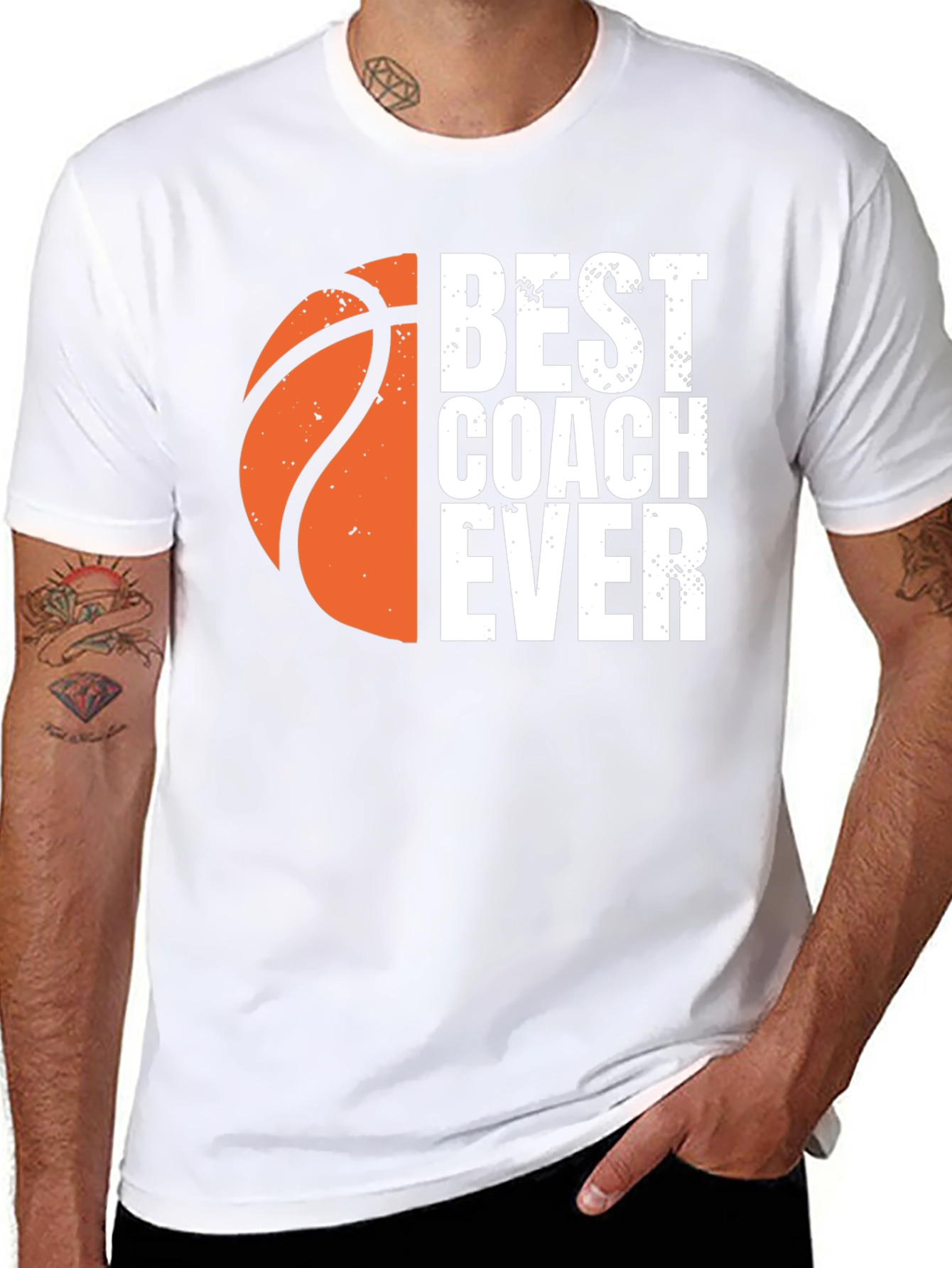 Best Coach Ever Basketball Graphic Tee