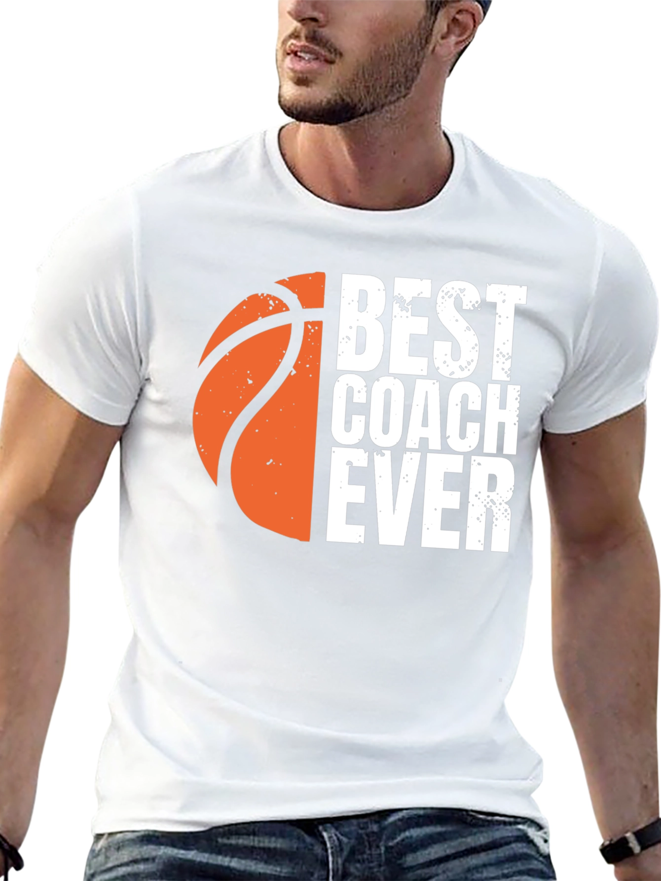 Best Coach Ever Basketball Graphic Tee
