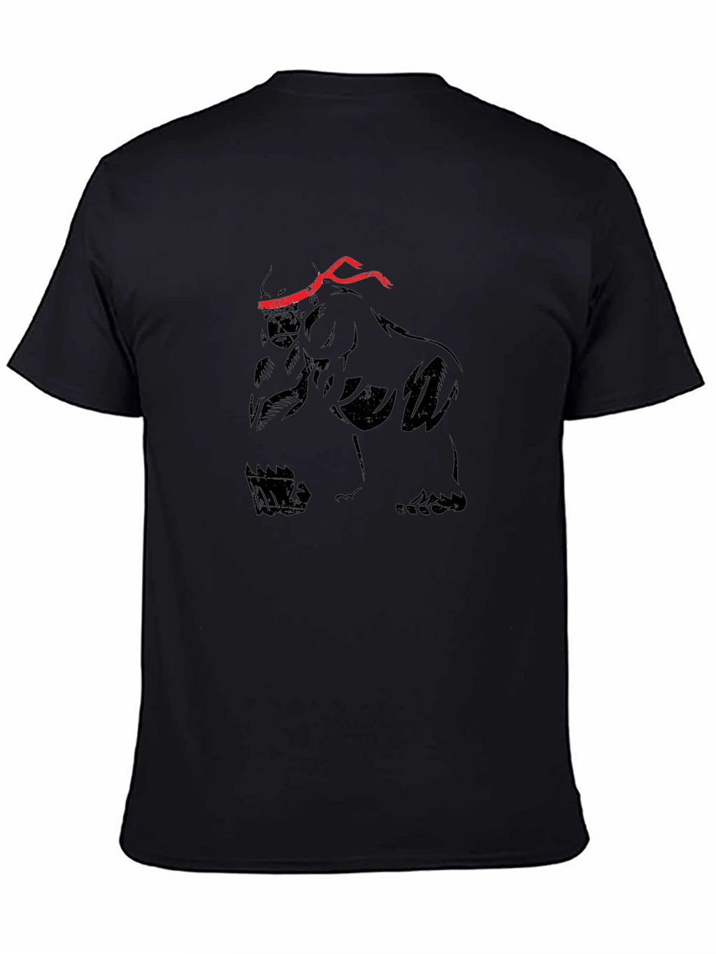 Gorilla Ninja T-Shirt - Black Graphic Tee