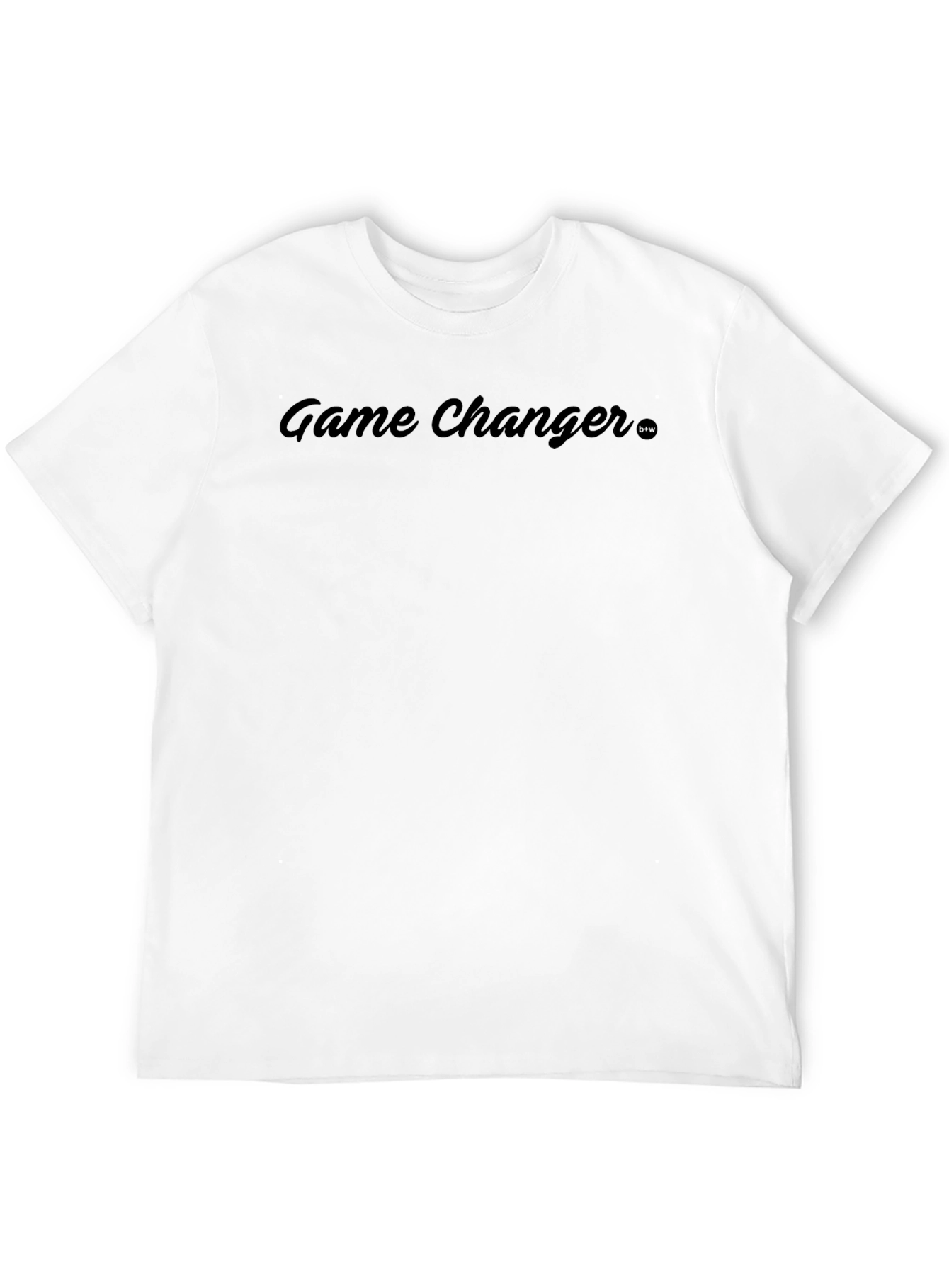 Game Changer Black Crew Neck T-Shirt