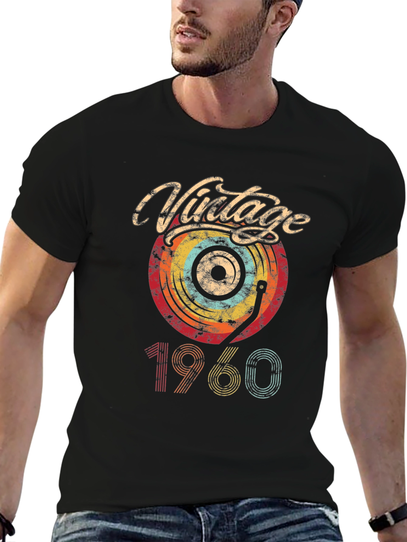 Vintage 1960 Record Player T-Shirt