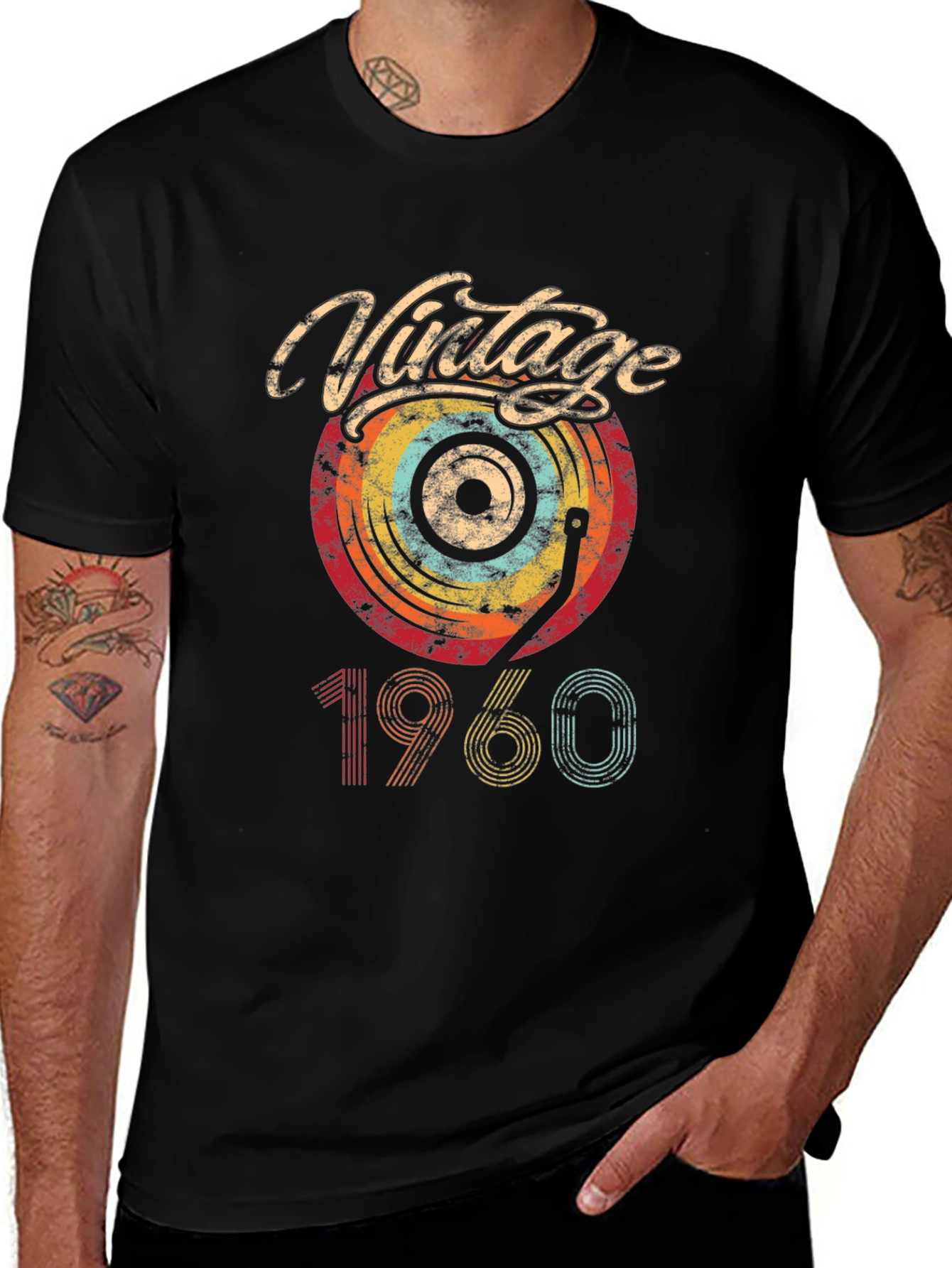 Vintage 1960 Record Player T-Shirt