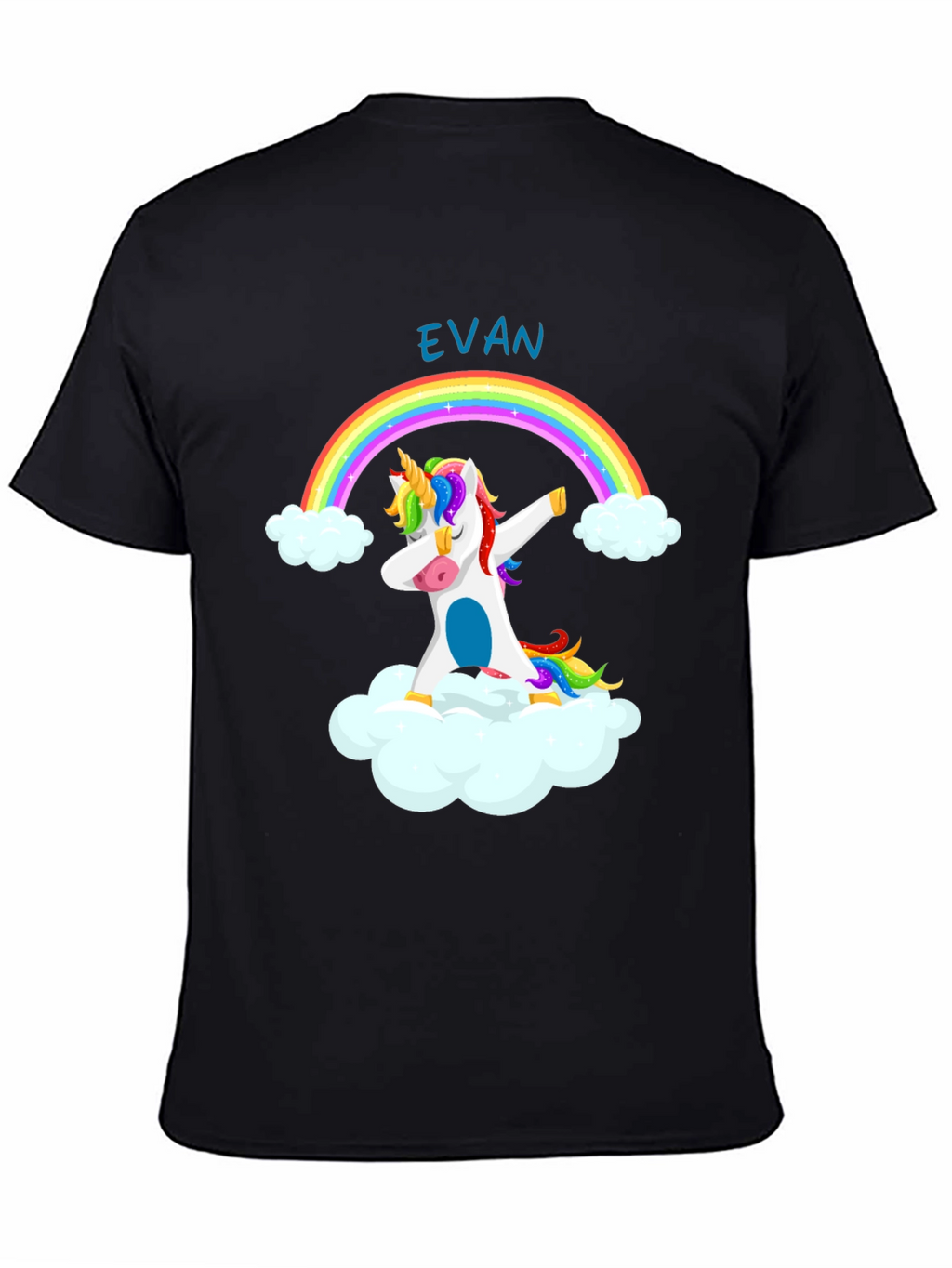 Rainbow Unicorn Dab T-Shirt - Personalized!