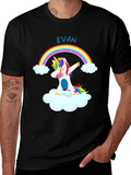 Rainbow Unicorn Dab T-Shirt - Personalized!