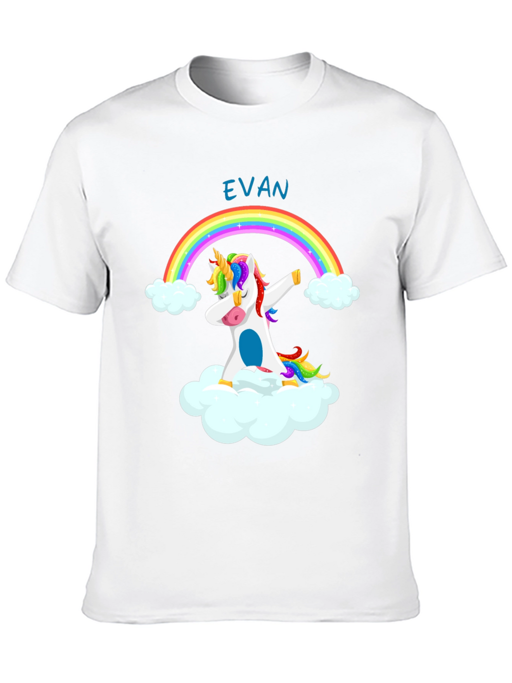 Rainbow Unicorn Dab T-Shirt - Personalized!