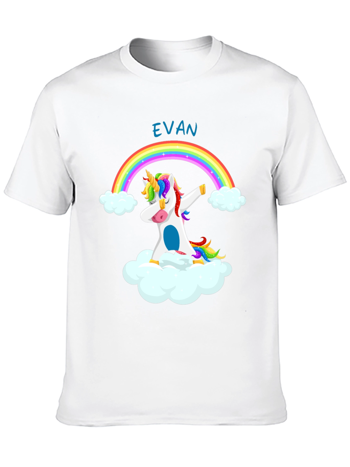 Rainbow Unicorn Dab T-Shirt - Personalized!