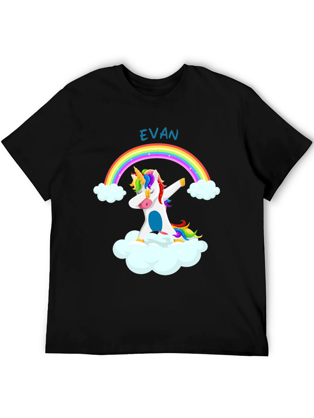 Rainbow Unicorn Dab T-Shirt - Personalized!