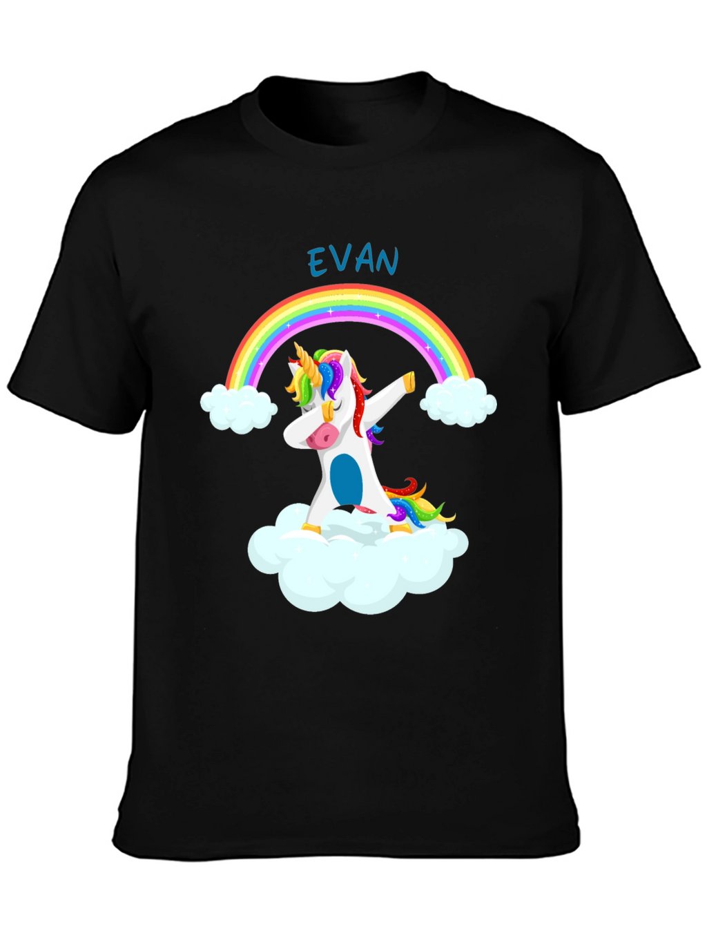 Rainbow Unicorn Dab T-Shirt - Personalized!