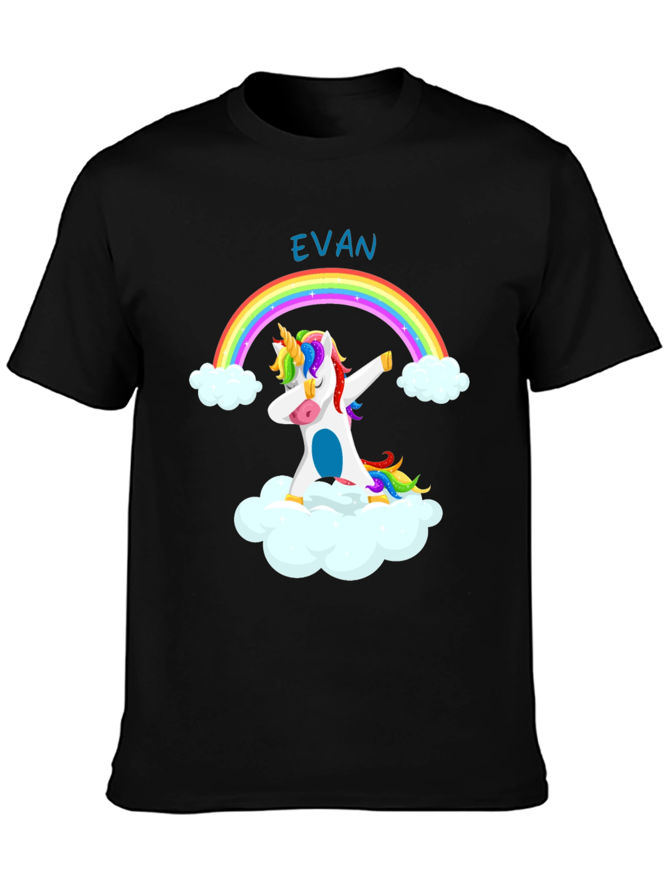 Rainbow Unicorn Dab T-Shirt - Personalized!
